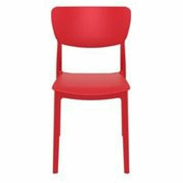 Fine-Line Monna Outdoor Dining Chair - Red, 2PK FI2844144